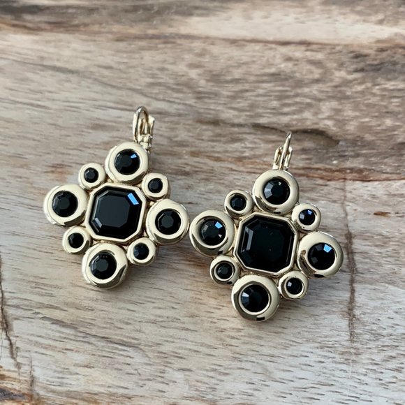 Dyrberg/Kern Cher Swarovski crystal earrings - Picture 3 of 4